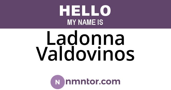Ladonna Valdovinos