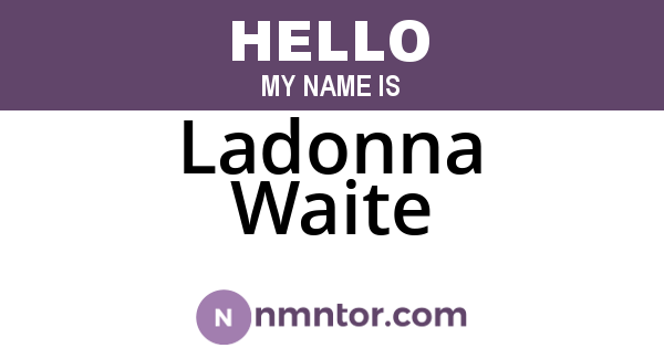 Ladonna Waite