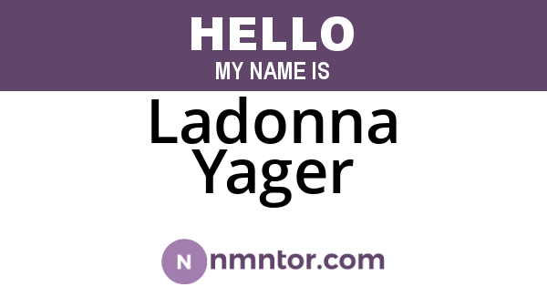 Ladonna Yager