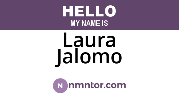 Laura Jalomo