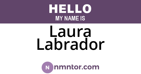 Laura Labrador