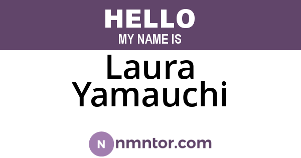 Laura Yamauchi