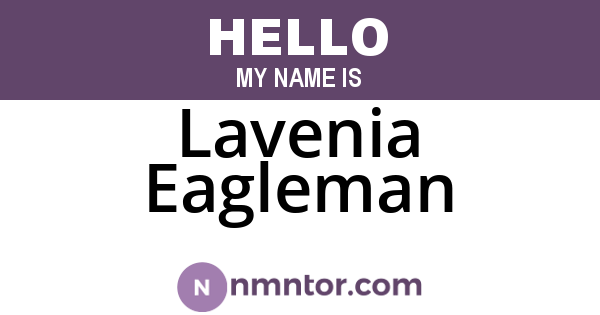 Lavenia Eagleman