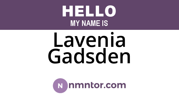 Lavenia Gadsden