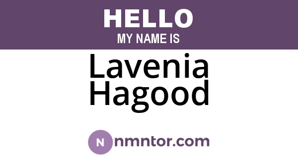 Lavenia Hagood