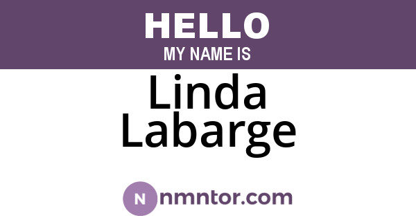 Linda Labarge