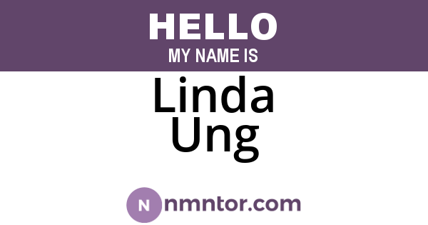 Linda Ung