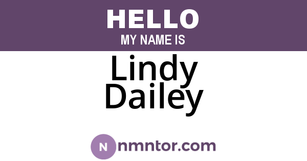 Lindy Dailey