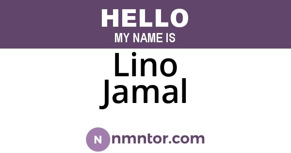 Lino Jamal