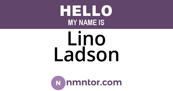 Lino Ladson