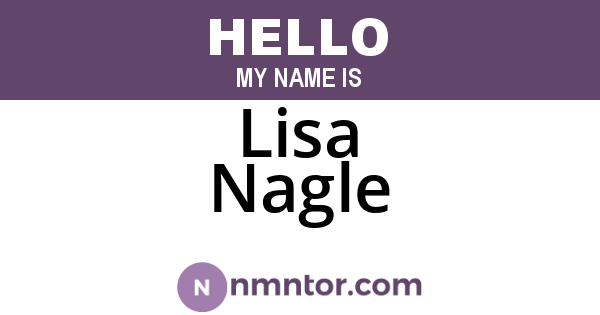 Lisa Nagle