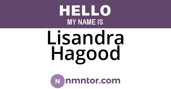 Lisandra Hagood