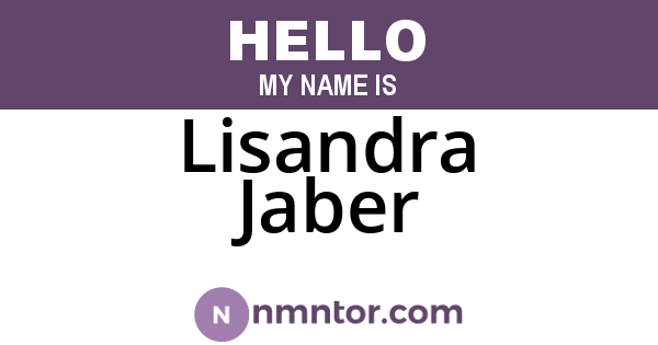 Lisandra Jaber