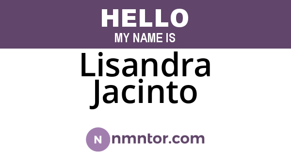Lisandra Jacinto