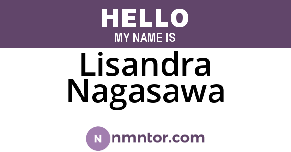 Lisandra Nagasawa