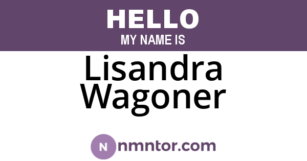 Lisandra Wagoner