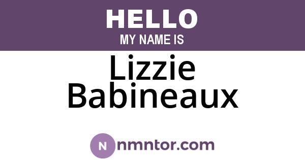 Lizzie Babineaux
