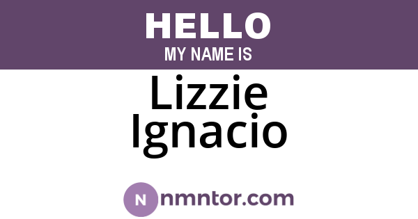 Lizzie Ignacio