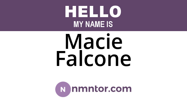 Macie Falcone