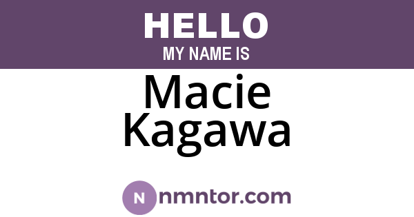Macie Kagawa