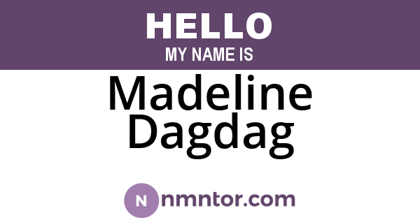 Madeline Dagdag