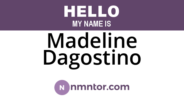 Madeline Dagostino