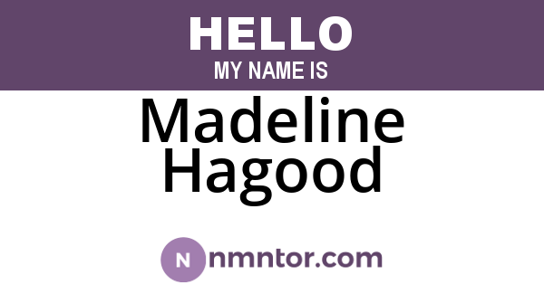 Madeline Hagood