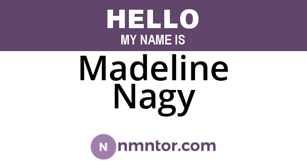Madeline Nagy