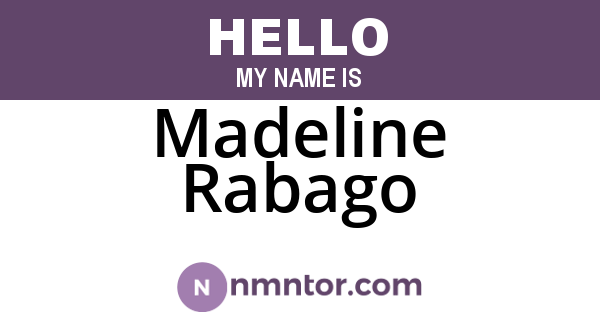 Madeline Rabago