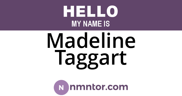 Madeline Taggart