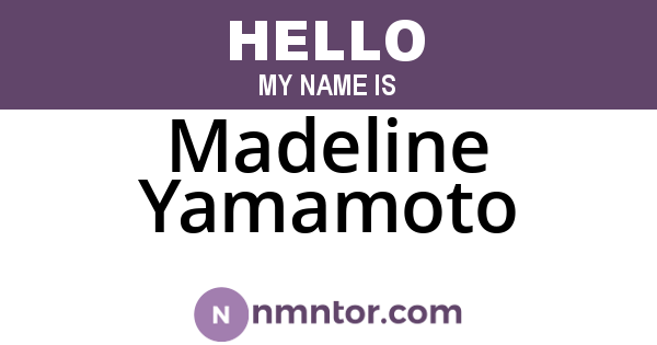 Madeline Yamamoto