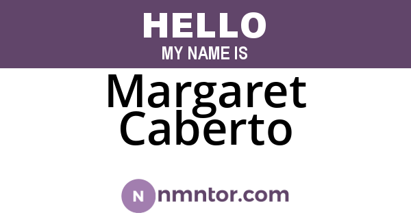 Margaret Caberto