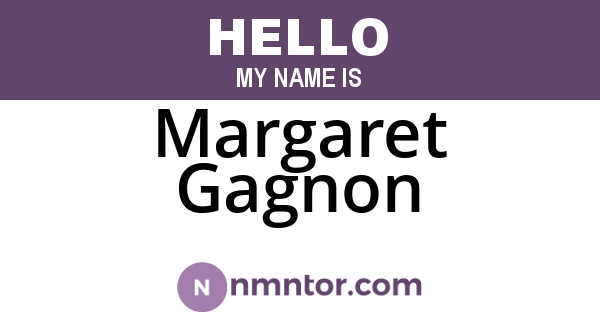 Margaret Gagnon