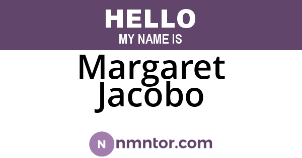 Margaret Jacobo