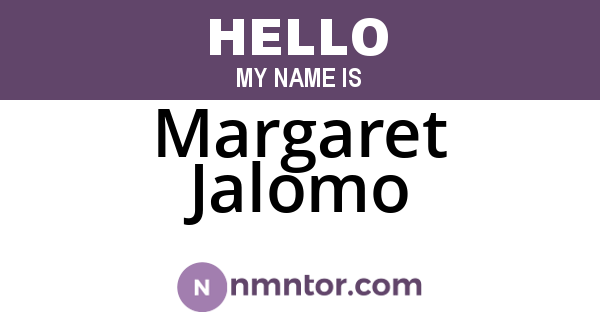 Margaret Jalomo
