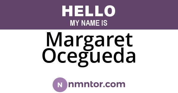 Margaret Ocegueda
