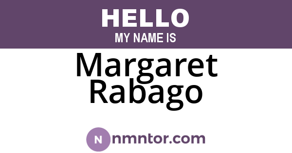 Margaret Rabago