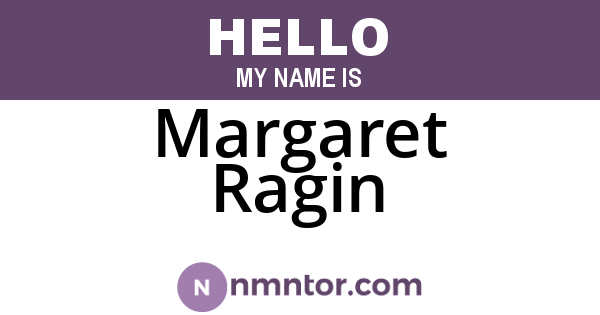 Margaret Ragin