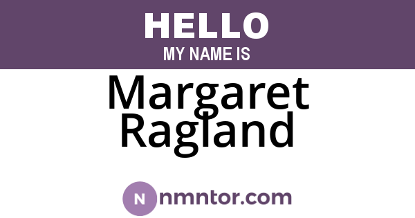 Margaret Ragland