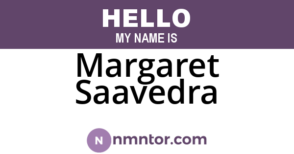 Margaret Saavedra