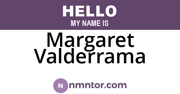 Margaret Valderrama