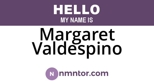 Margaret Valdespino