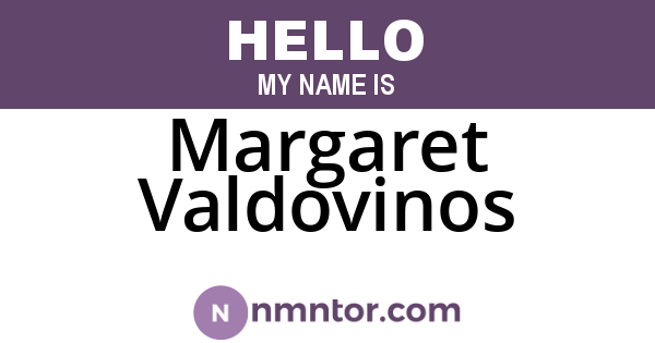 Margaret Valdovinos