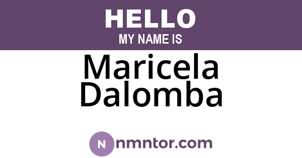 Maricela Dalomba