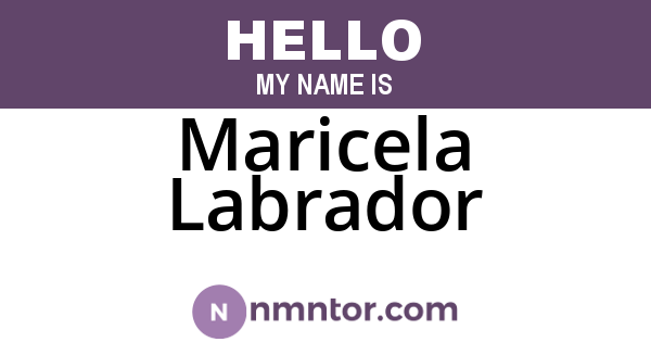 Maricela Labrador