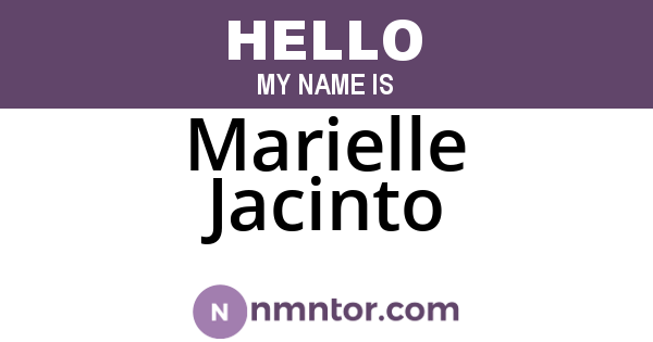Marielle Jacinto