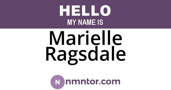 Marielle Ragsdale