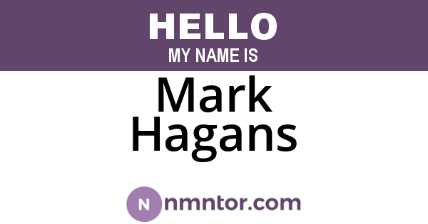 Mark Hagans