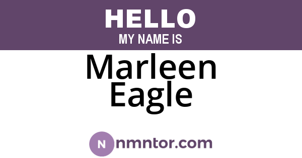 Marleen Eagle