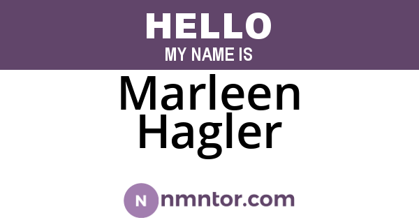 Marleen Hagler